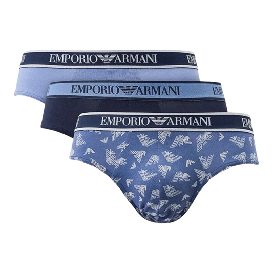 SLIP 3-PACK EMPORIO ARMANI CON BANDA LOGATA