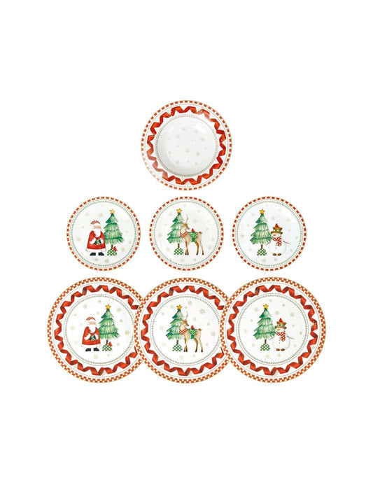 Set Piatti 18 Pezzi Racconti Brandani