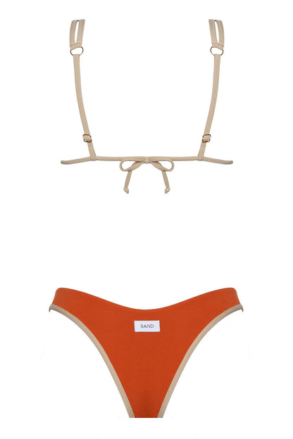 Sand Bikini Costume Triangolo Zora Papaya