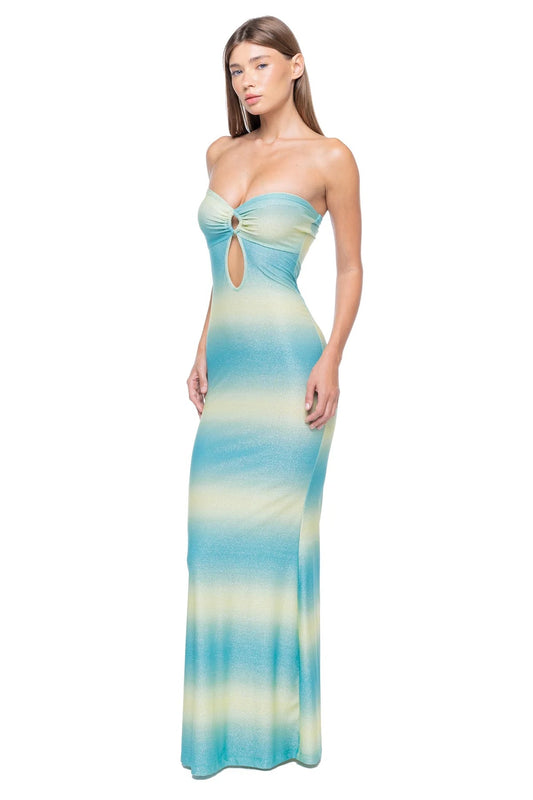 Sand Bikini Abito lungo Eva Shiny Gradients