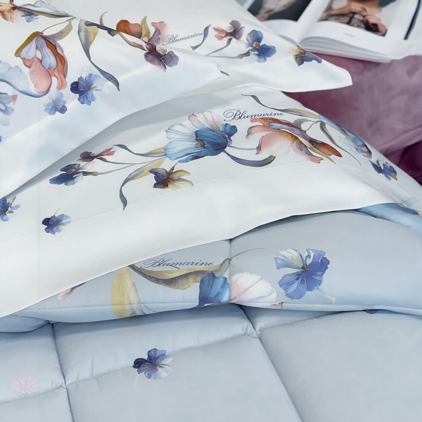 Trapunta Matrimoniale Blumarine Fleurette