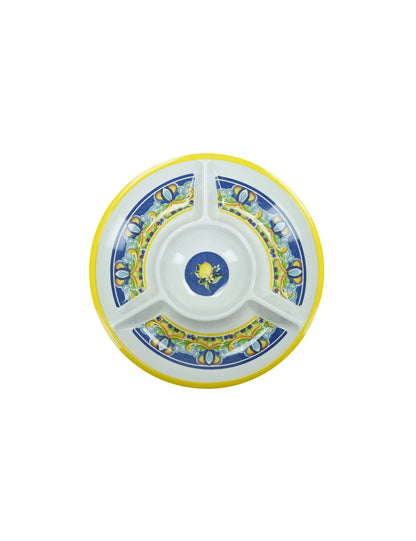 Antipastiera Citrus Blu Melamina Brandani