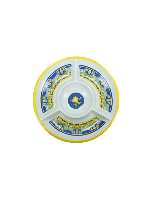 Antipastiera Citrus Blu Melamina Brandani