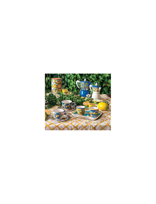Caffettiera Citrus Blu 3 tazze Brandani