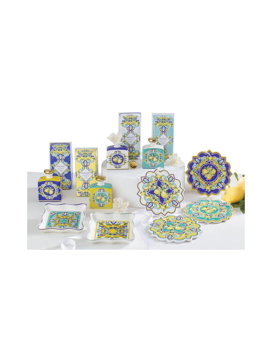 Decorazione Citrus in ceramica e sughero Brandani