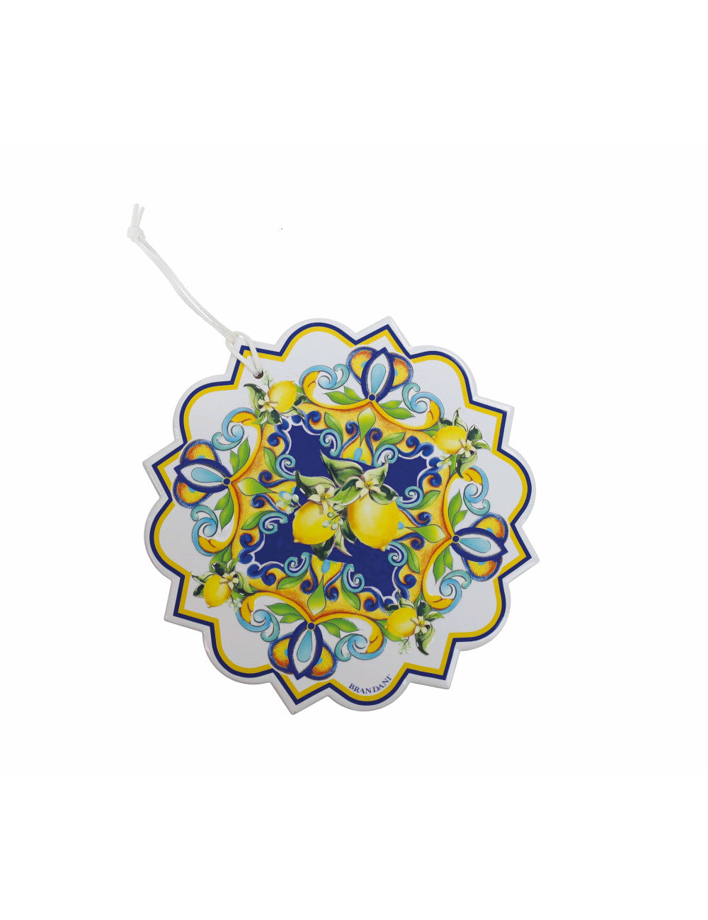 Decorazione Citrus in ceramica e sughero Brandani