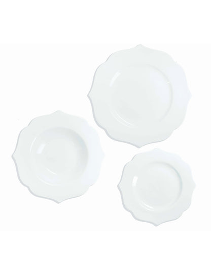 Set piatti 18 pz Queen New Bone China Brandani