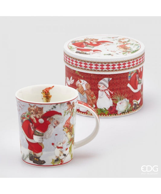 Tazza Babbo Natale Porcellana Enzo de Gasperi