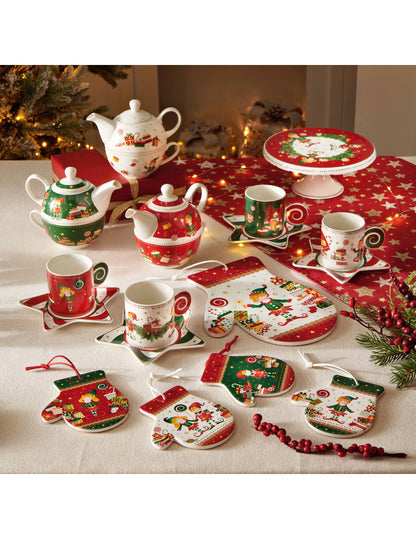 Teiera e tazza Christmas New Bone Brandani