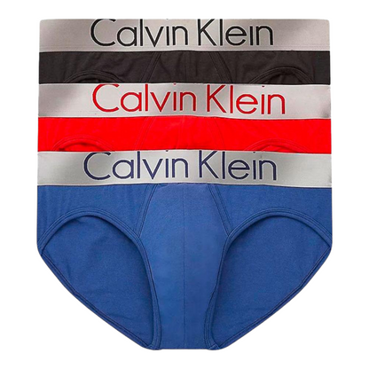 Slip CALVIN KLEIN 3 Pack - Steel Cotton